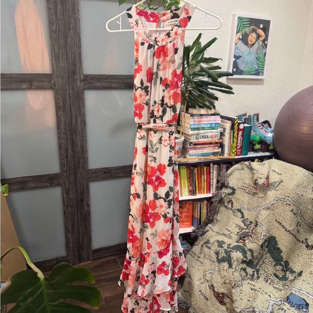 halter maxi dress